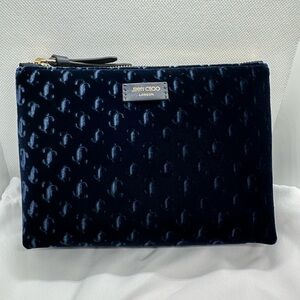 Jimmy Choo Men's Navy Toiletry Bag